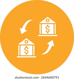 Exchange vector icon. Can be used for printing, mobile and web applications.