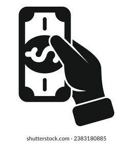 Exchange wallet credit cash icon simple vector. Card safe. Sign business stock