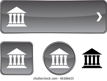 Tauschen Sie Web-Schaltflächen aus. Vektorgrafik.