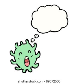 excited cartoon germ