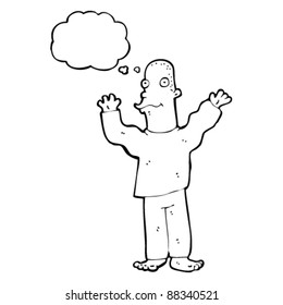 excited man cartoon