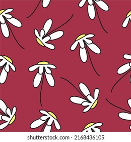 Excited to present our latest pattern! Cute doodle flowers in bright colors! Pattern is vector, scalable, editable and high-resolution for web and print use. 