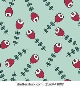 Excited to present our latest pattern! Cute doodle flowers in bright colors! Pattern is vector, scalable, editable and high-resolution for web and print use. 