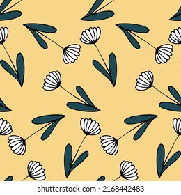 Excited to present our latest pattern! Cute doodle flowers in bright colors! Pattern is vector, scalable, editable and high-resolution for web and print use. 
