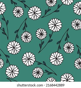 Excited to present our latest pattern! Cute doodle flowers in bright colors! Pattern is vector, scalable, editable and high-resolution for web and print use. 