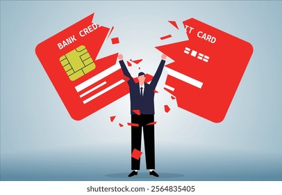 Excited Traders Cheer and Shatter Credit Cards