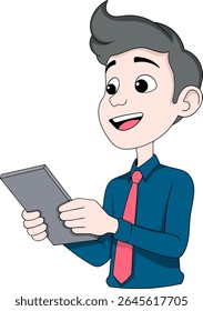 Excited young boy jumping for joy while holding dollar bills, representing financial success and trading profits