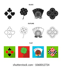 Excitement, casino, game and other web icon in black,flat,outline style. Cheating, entertainment, recreation, icons in set collection.