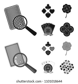 Excitement, casino, game and other web icon in black,monochrom style. Cheating, entertainment, recreation, icons in set collection.