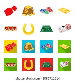 Excitement, recreation, hobby and other web icon in cartoon,flat style., Casino, entertainment, institution icons in set collection.