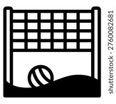Exciting beach volleyball for active summer fun.