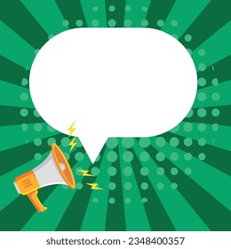exciting news speech bubble. Loudspeaker. Banner for business, marketing and advertising