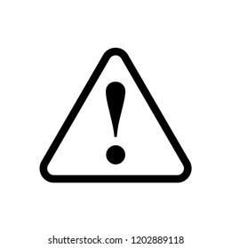 	
Exclamation, Attention Sign Icon Vector Logo Template