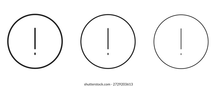Ausrufezeichen Symbol Symbol für Info Graphic, Design Elements und Websites
