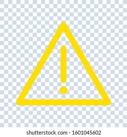 exclamation. caution icon vector design template on white background. Alert icon.
