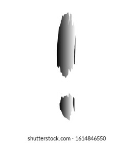 Exclamation - caution icon vector design template. Accent icon. exclamation logo. Attention symbol. communication concept.