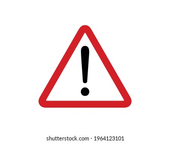 exclamation - caution icon vector design template. EPS 10