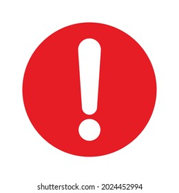 exclamation - caution icon vector design template on white background