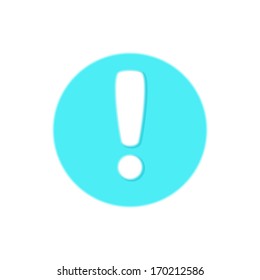 Exclamation danger icon