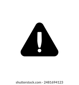 Exclamation danger icon logo design. attention sign and symbol. attention sign