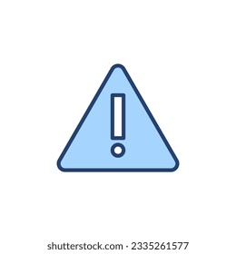 Exclamation danger icon vector. attention sign and symbol. attention sign