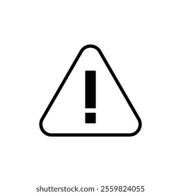 Exclamation danger icon vector. attention sign and symbol. attention sign