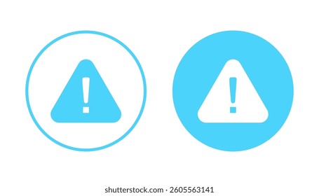 Exclamation danger icon vector. attention sign and symbol. attention sign