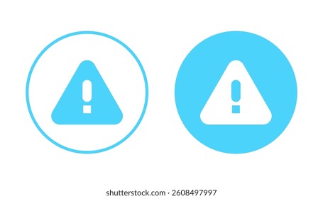Exclamation danger icon vector. attention sign and symbol. attention sign