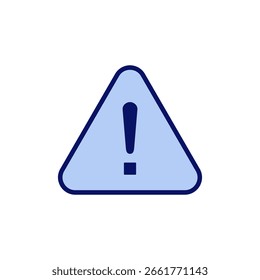 Exclamation danger icon vector. attention sign and symbol. attention sign