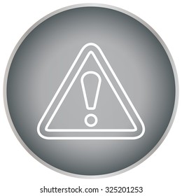 Exclamation danger line sign