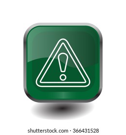 Exclamation danger line sign