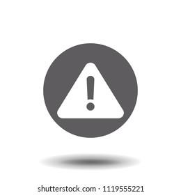 Exclamation danger sign