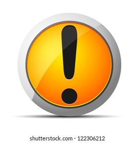 Exclamation danger sign