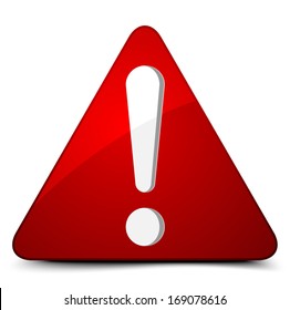 Exclamation danger sign