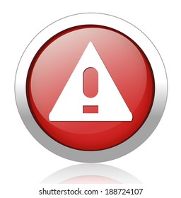 Exclamation danger sign