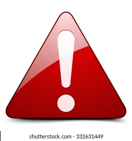Exclamation danger sign