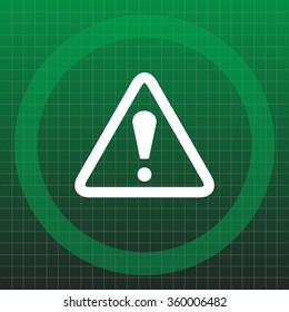 Exclamation danger sign