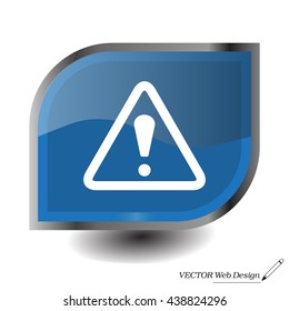 Exclamation danger sign