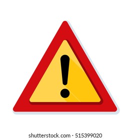 Exclamation Danger sign