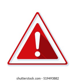 Exclamation Danger sign
