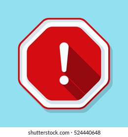 Exclamation Danger sign