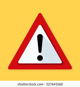 Exclamation Danger sign