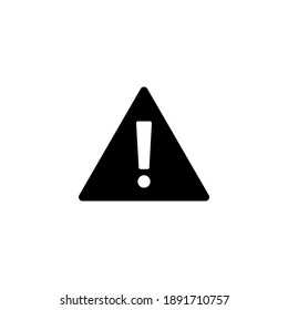 Exclamation danger sign. attention sign icon. Hazard warning attention sign