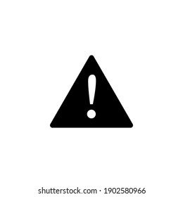 Exclamation danger sign. attention sign icon. Hazard warning attention sign