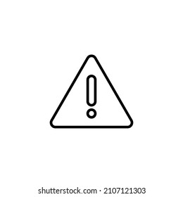 Exclamation danger sign. attention sign and symbol. Hazard warning attention sign