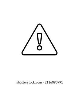 Exclamation danger sign. attention sign and symbol. Hazard warning attention sign