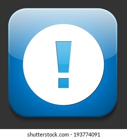 Exclamation danger sign or error