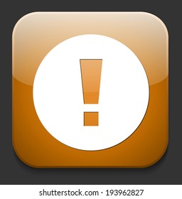 Exclamation danger sign or error