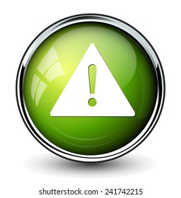 Exclamation danger sign icon