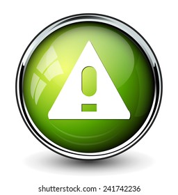 Exclamation danger sign icon